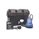 Glentronics, Inc. PHCC-1000 Pro Series Back-Up Sump Pump, 1000 Gallon Per Hour