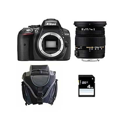 Nikon D5300 + SIGMA 17-50 DC OS HSM + SD 4Gb: Amazon.es: Electrónica