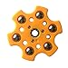 Fidget Spinner Stainless Steel High Speed Bearing Stress Reducer Good For Fidget Hands (Orange B)