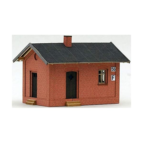 modellbahn-exklusiv Schrankenposten 56 Legden, Lasercut-Bausatz, Spur H0, 1:87 – Bild 4