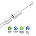 iPhone 7 Adapter & Splitter, Dual Lightning Headphone Audio & Charge Adapter for iPhone 7/7 Plus, iPhone 8/8 Plus, iPhone X