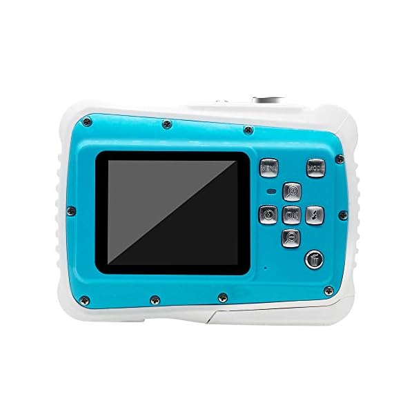 Topchances Unterwasserkamera für Kinder, wasserdicht, Digitalkamera, Selfie, Dual-Bildschirm, 5,1 cm (2 Zoll), LCD…