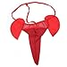Idealgo Elephant Underwear T-back G-string Pants(Red) Size:One Size