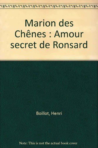 Marion des Chênes