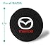 Bocianelli 2 Pcs 2.75 inch Car Interior Accessories Anti Slip Cup Mat for for Mazda 2, 3,5,6, CX-5,CX-7,CX-8,M6, MX5,RX7, RX8, A8, CX9, MX6,R3, M2 M3,M5, etc.