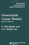 Generalized Linear Models, Second Edition (Chapman & Hall/CRC Monographs on Statistics & Applied Probability)