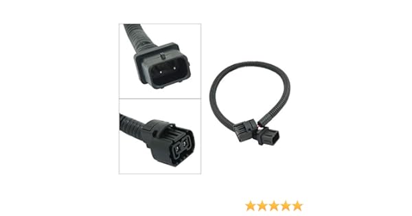 Eag 18 Fog Light Extension Wire Harness For 07 18 Jeep Wrangler
