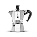 Bialetti - Moka Express: Iconic Stovetop Espresso Maker, Makes Real Italian Coffee, Moka Pot 1 Cup (2 Oz - 60 Ml), Aluminium, Silver