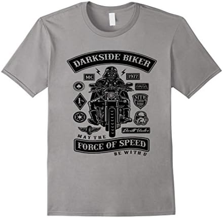 Mens Darkside Biker, Force of Speed, Men's T-shirt 2XL Slate