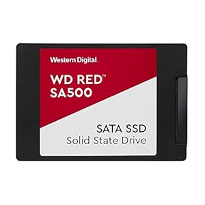 Western Digital 1TB WD Red SA500 NAS 3D NAND Internal SSD – SATA III 6 Gb/s, 2.5″/7mm, Up to 560 MB/s – WDS100T1R0A