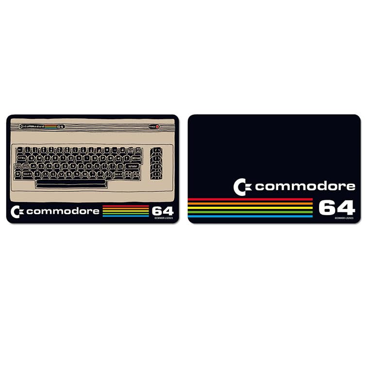 Logoshirt® Commodore I C64 I Breadbin I Breakfast Board I Cutting Board I 23x14cm I Set of 2 I Dishwasher Safe & Heat Resistant I Licensed Original Design