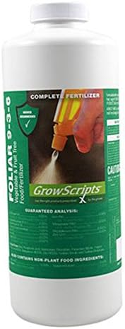 GrowScripts 32-Oz. 9-3-6 Liquid All-Purpose Fruit and Vegetable Plant Food