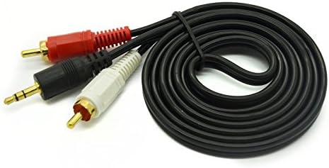 1.5M 3.5MM to 2RCA Audio Cable Adaptor Only from M.P.Enterprises