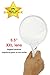 OpticSharp 5.5 Inch Extra Large Ultra Bright LED Lighted Magnifying Glass - 2X, 4X and 10X Handheld Magnifier with Light for Reading, Inspection, Exploring, Hobbies and More (5.5