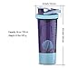 Artoid 24oz Motivational Fitness Workout Sports Protein Shaker Bottle | Dual Mixing Technology with Whisk and Mix Ball | Twist and Lock Protein Box Storage Included, BPA Free