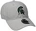 New Era NCAA Michigan State Spartans Adult Core Classic Secondary 9TWENTY Adjustable Cap, One Size, Gray