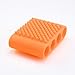 BUMP IT OFF Multi-Use Silicone Cleaning Tool for MAKEUP BRUSHES - SKINCARE - LAUNDRY - KITCHEN - PETS -ORANGE