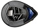 TMS Youth Kids Blue Flame ATV Dirt Bike Motocross Helmet with Goggles and Gloves (Large)