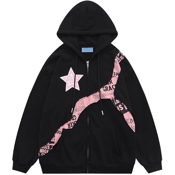 トップス Y2K 90s Archive Trans zip Design Hoodie. 413k9S7M+ML._AC_SY350_QL65_.jpg