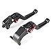 GZYF Pair Short Brake Clutch Levers for Honda 2004 2005 2006 2007 2004-2007 CBR 1000rr Black