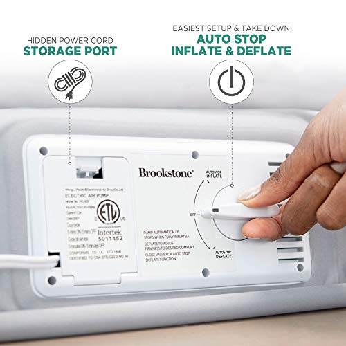 Brookstone Innovations Perfect Air Bed with Builtin Switch