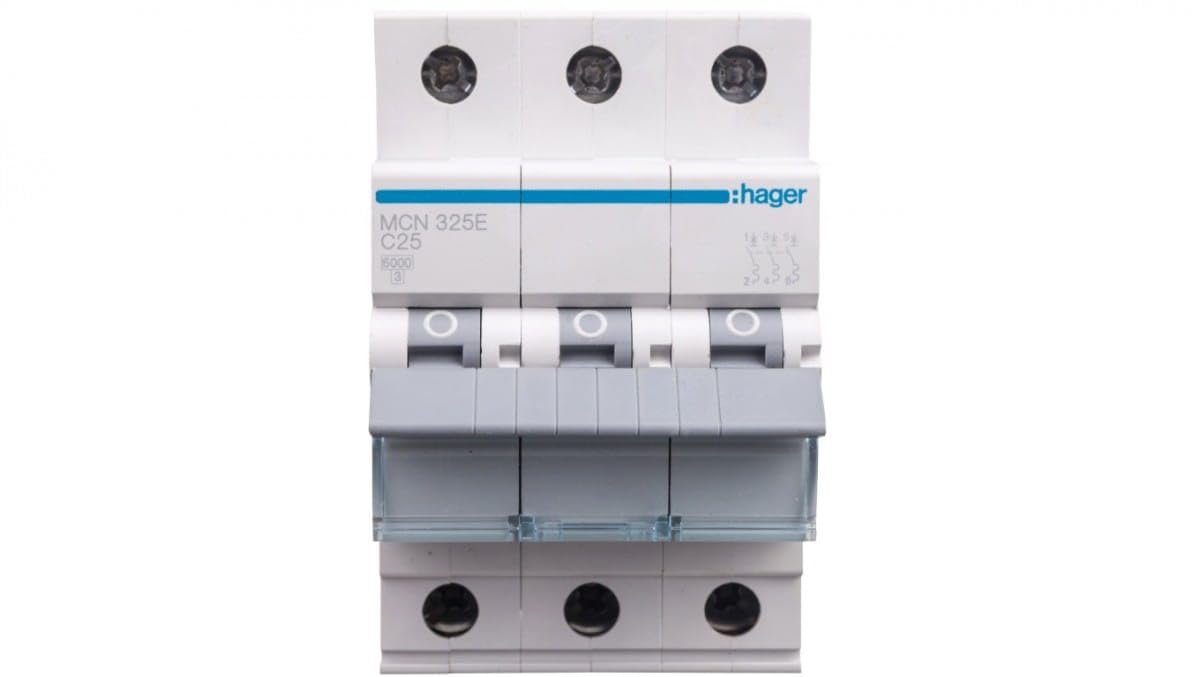 Circuit Breaker 3P C 25A 6kA AC MCN325E
