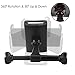 oenbopo Car Headrest Mount, Phone Tablet Car Headrest Grip Mount Stand Cradle Holder Compatible for iPad Pro Air Mini, Samsung Galaxy Tabs, Kindle Fire, 4~11 inch Cellphones and Tablet (Black)