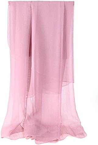 Women Scarf Plain lightweight Shawl Solid Wrap for Hair Evening Dresses Party
