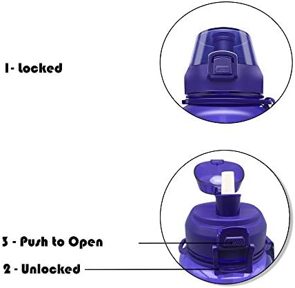 Clear water bottle with a straw and open cap, worth $18.79 as of Aug 09, 2023.