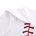 Cosland Baby Boys' Baseball Costume Bodysuit (Baseball, 0-3 Months)