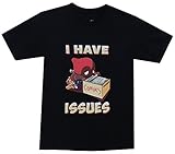 Marvel Comics Deadpool I Have Issues T-Shirt X-Large