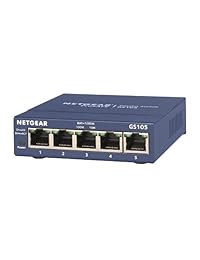 Netgear gs105 5 port Gigabit Ethernet Switch 10 100 1000Mbps