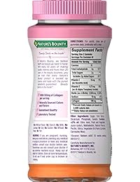 Nature's Bounty Optimal Soluciones para el cabello, la piel y las uñas con biotina y colágeno, 1