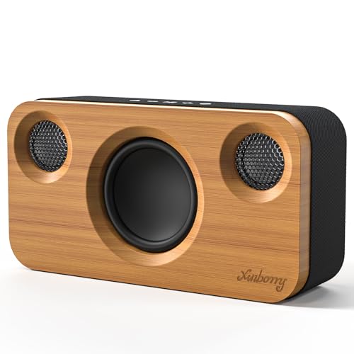 Xinborry 90W Bluetooth Speaker Wood Home Audio