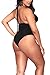 Sovoyontee Women's Plus Size High Waisted Tummy Control Swimwear Swimsuit Full Coverage