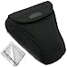 First2savvv Neoprene Camera Case Bag for Nikon D7500 D7200 D7100 D7000 D750 D500 D90 D80 D70 with 18-105 18-135 18-140 18-200 mm Lens + Cleaning cloth QSL-SLRL-N-A01