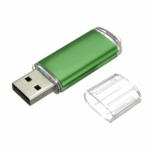 Mchoice 2GB USB 2.0 Metal Flash Memory Stick Storage Thumb U Disk (Green)