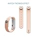 AK for Fitbit Alta Bands, Replacement Bands for Fitbit Alta with Metal Clasp (Blush, Large)