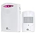 Driveway Alarm, 1byone Motion Sensor 1000ft Operating Range, 36 Melodies, Home Security Alert System with 1 Plug-in Receiver and 2 Weatherproof PIR Motion Detector, Protect Indoor/Outdoor Property