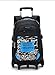 Meetbelify Rolling Backpack School Bags For Boys Removable Trolley Luggage Blue With Wheeles