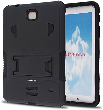 iRhino For 2014 Samsung Galaxy Tab 4 8.0" / 8-inch T330 Heavy Duty Armor Rugged Hybrid Kickstand Protective Cover Case