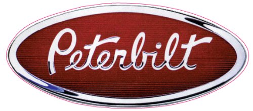 Peterbilt Badge Magnet Decal 5" in size. From the United States