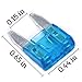 GBAuto 130pcs Assorted Mini Auto Car Truck Blade Fuses Set- 2A 3A 5A 7.5A 10A 15A 20A 25A 30A 35A - APM, ATM Mini Automotive Replacement Fuse Assortment Kit w/A Puller for Boat,RV,SUV