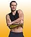 Glamours Mens Body Shaper Vest Slimming Sweat Tummy Fat Burner Tank Top for Weight Loss M by