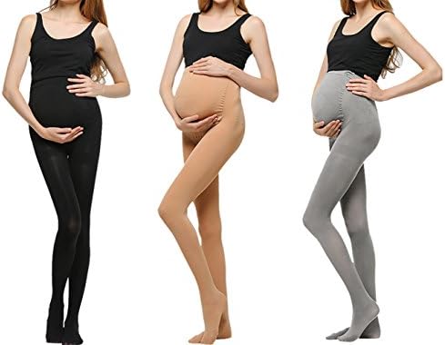 Women’s Maternity Leggings Pregnant Tights Opaque Pantyhose Supportive Over Belly Stockings,320Denier