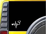Stethoscope -Doctor- Nurse -Heart - J772 6" - Decal / Bumper Sticker heartbeat lifeline