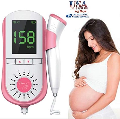 Home Use Baby Bump Heart Beat Monitor Fetal Doppler Listen The Womb To Your Baby Sounds