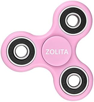 Zhonglit Tri Fidget Hand Spinner Toy EDC Sensory Fidget Spinner For Autism and ADHD Kids / Adults Funny Antistress Toy (Pink)