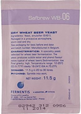 Fermentis Dry Yeast - Safbrew WB-06 (11.5g) (Pack of 38)