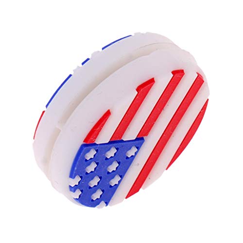 KODORIA 6pcs USA Flag Silicone Tennis Vibration Dampeners - Thumbnail 3
